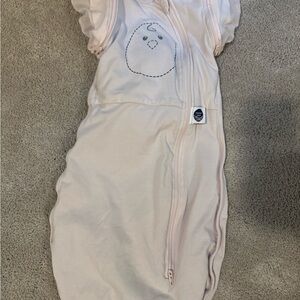 Nested bean transitional sleep sack swaddle pink